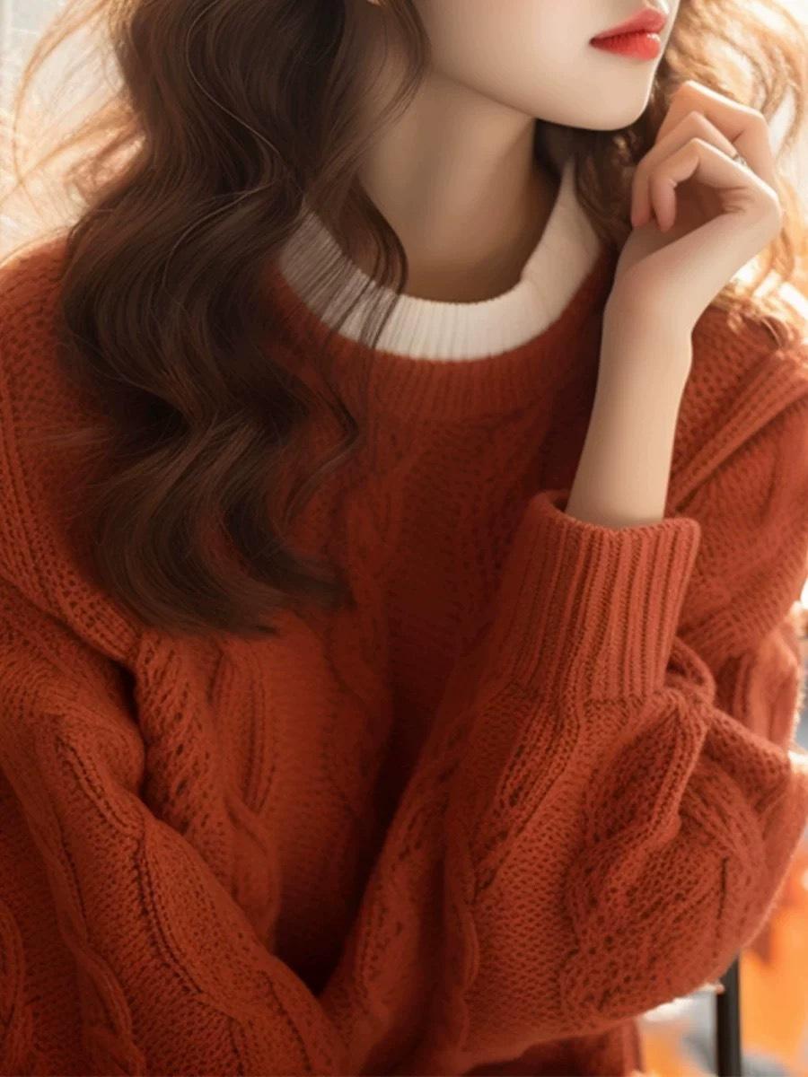 Women's knitted sweater