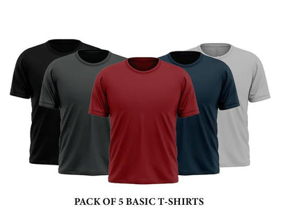 T shirts for men and women | unisex T shirt (pack of 5)