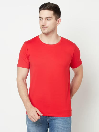 Top Quality Red Colour T shirt for men