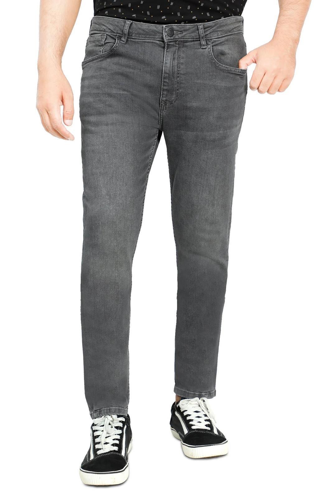 Men's grey comfortable denim Jeans