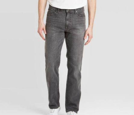 Men's dark grey denim Jeans