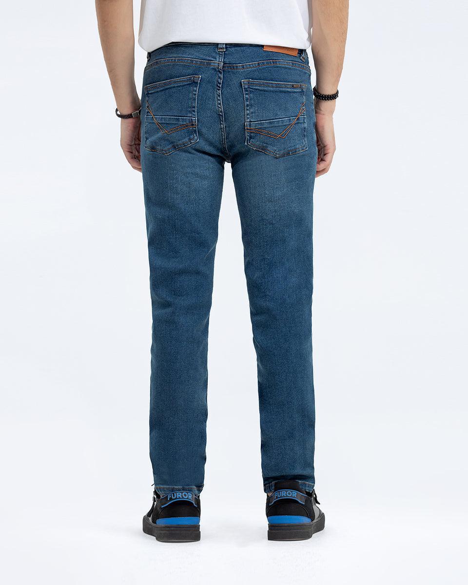 Men's denim plain Jean