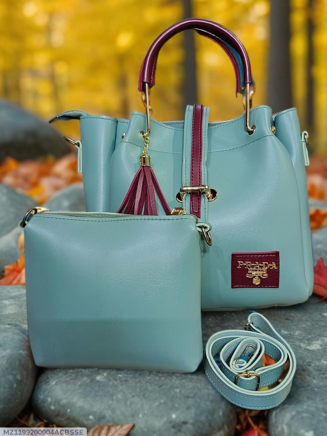 Women's PU Leather Hand Bag Set