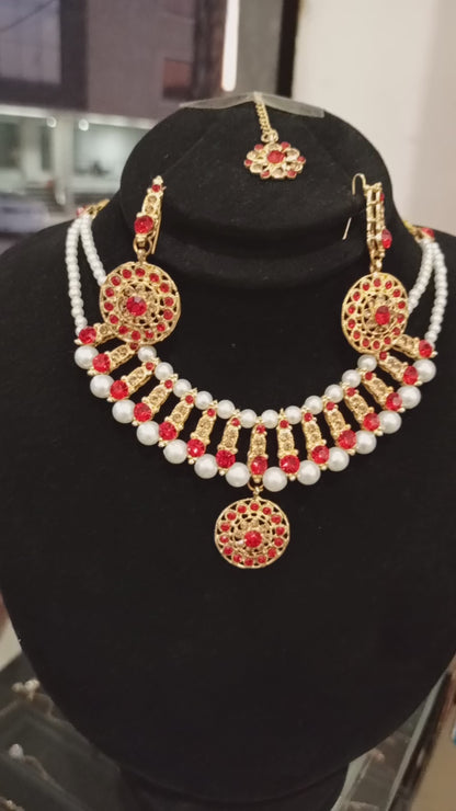 Gold Plated Genuine Indian Bridal Set