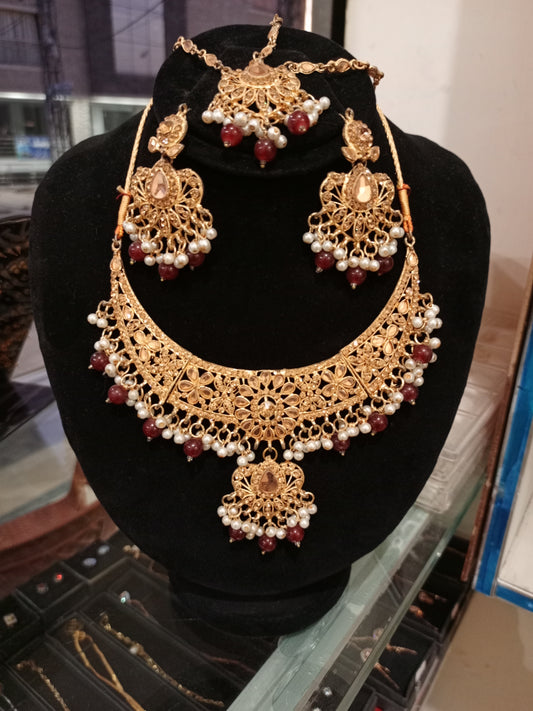 Genuine gold plated Bridal set