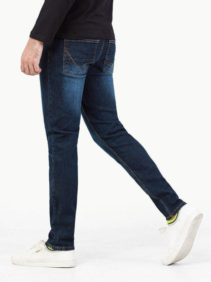 Men's top quality blue denim jeans