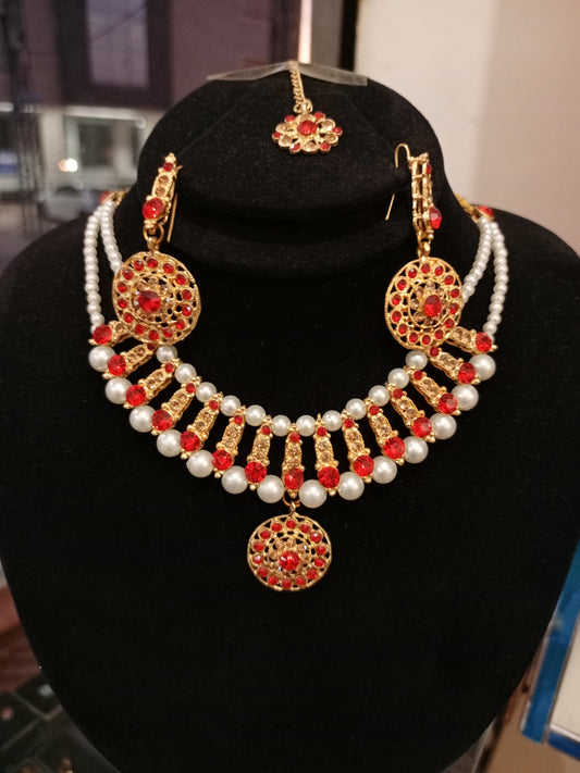 Gold Plated Genuine Indian Bridal Set